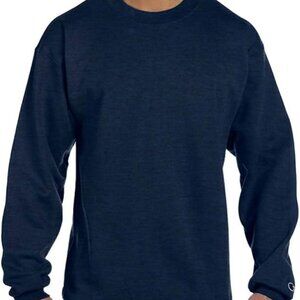 Women's Medium Navy Heather Full-Zip Fleece Jacket - Fashion Meets Functionality